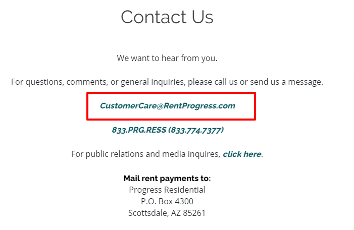 How to Contact Progress Residential Customer Service Step 3