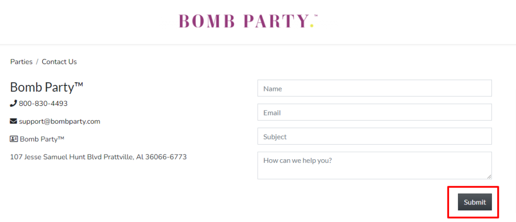 How to Contact Bomb Party Customer Service Step 6