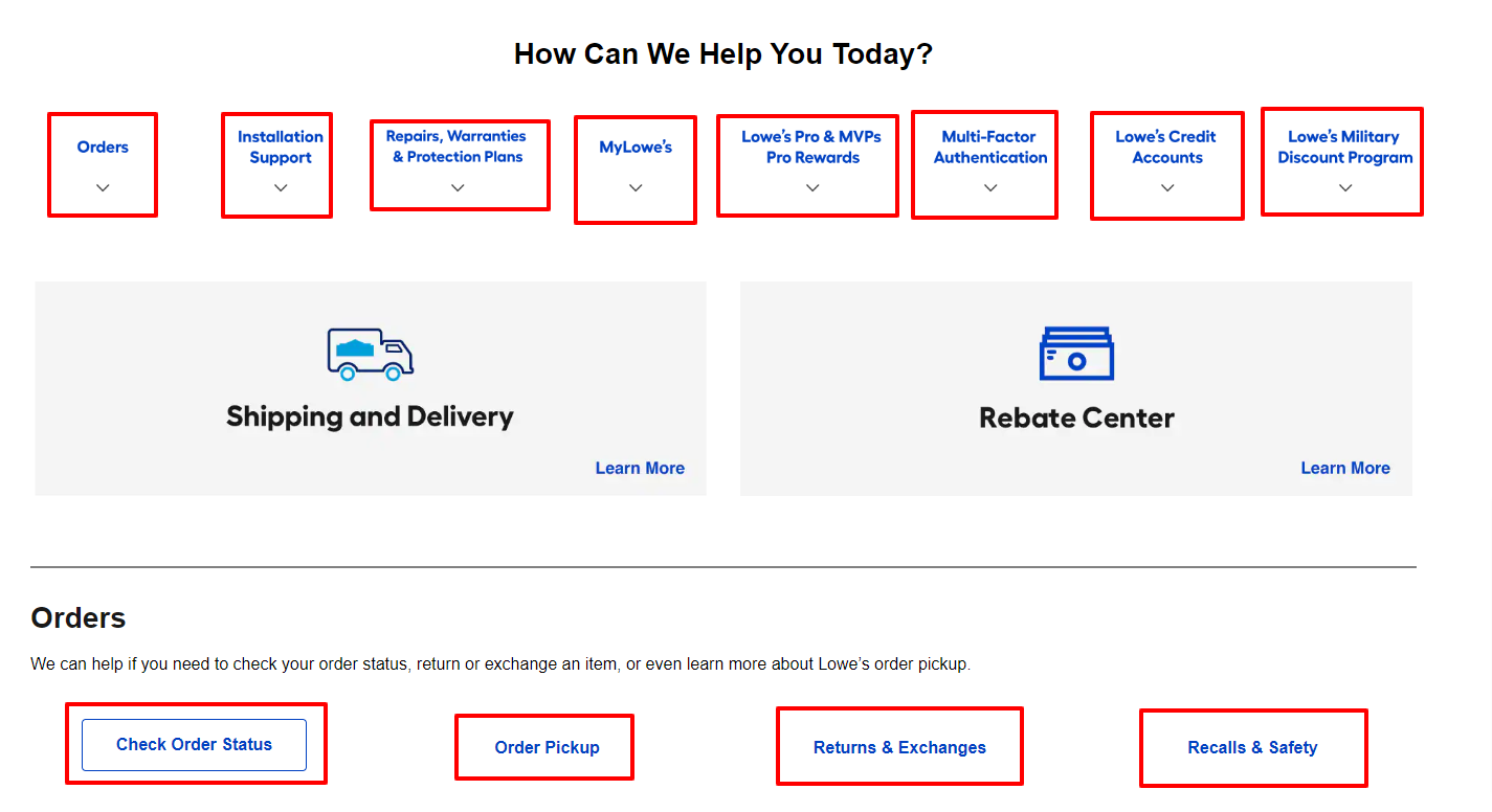 RELIABILT Customer Service via Phone Step 2